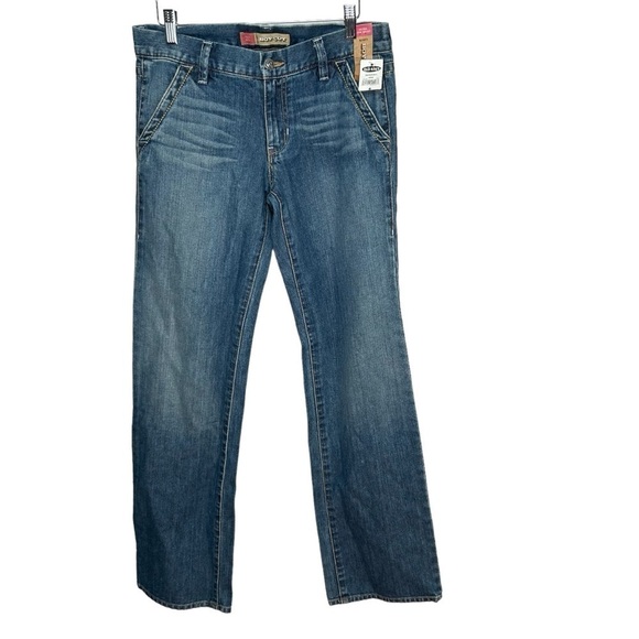 New Old Navy Women’s Boy-Cut Ultra Low Waist Jeans Size 6 - Picture 1 of 4